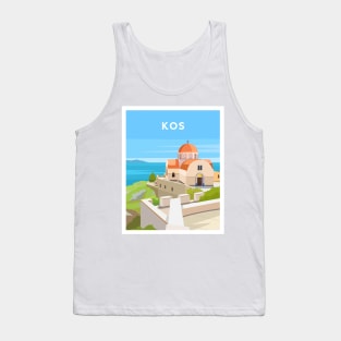 Kos, Greece - Greek Island Church Tank Top